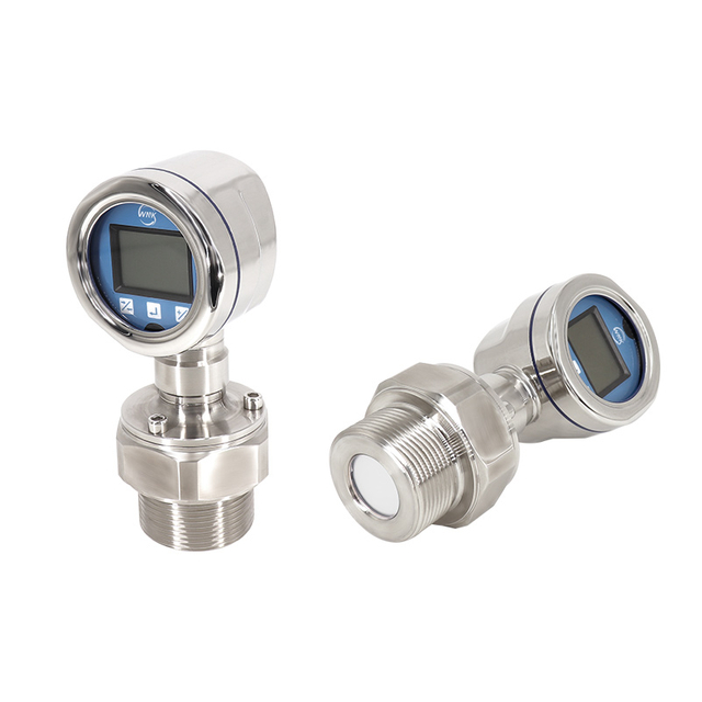 Stainless Steel Sanitary Type 4-20ma Flush Diaphragm Pressure Transmitter With Digital Display