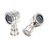 Stainless Steel Sanitary Type 4-20ma Flush Diaphragm Pressure Transmitter With Digital Display