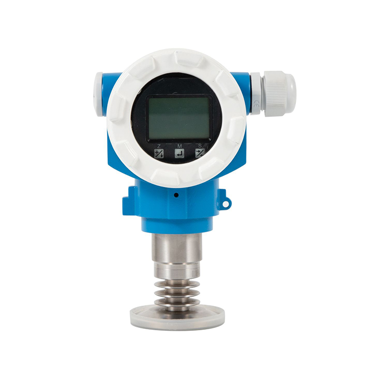 WNK Flat Flush Sanitary Diaphragm Pressure Transmitter With 4-20mA Digital Display Food Sanitary Diaphragm